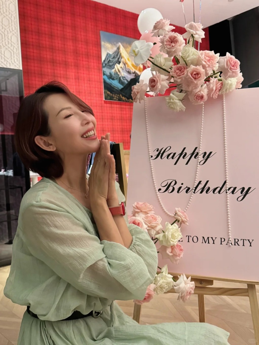 蔡少芬生日快樂！51歲依然如少女般甜美