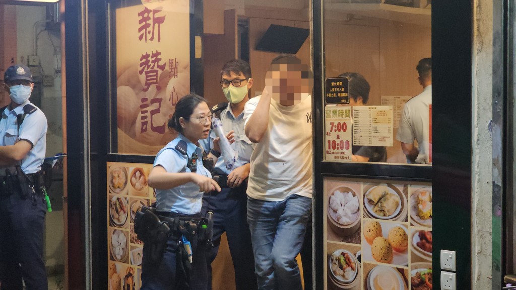 旺角食肆糾紛驚動警方 裝修師傅追債遭襲