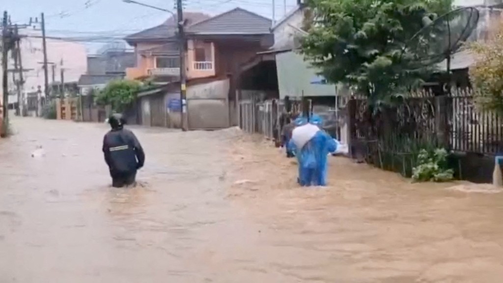 泰北清邁與清萊府遭遇30年最嚴重水災，民眾生活受重創