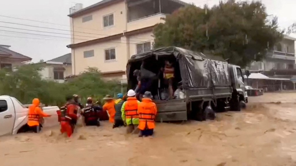 泰北清邁與清萊府遭遇30年最嚴重水災，民眾生活受重創