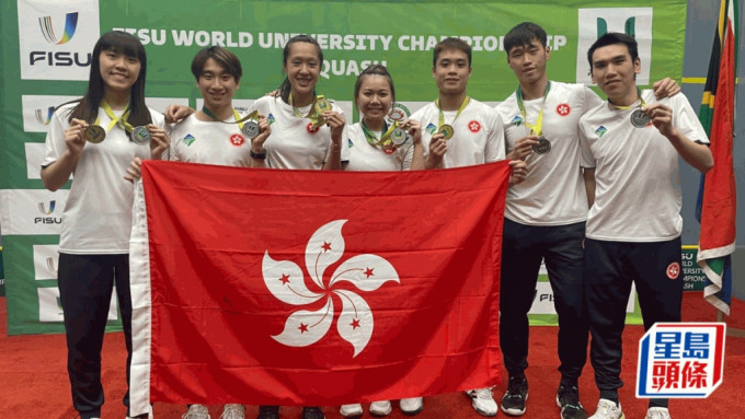 香港大學生壁球隊在南非的輝煌時刻