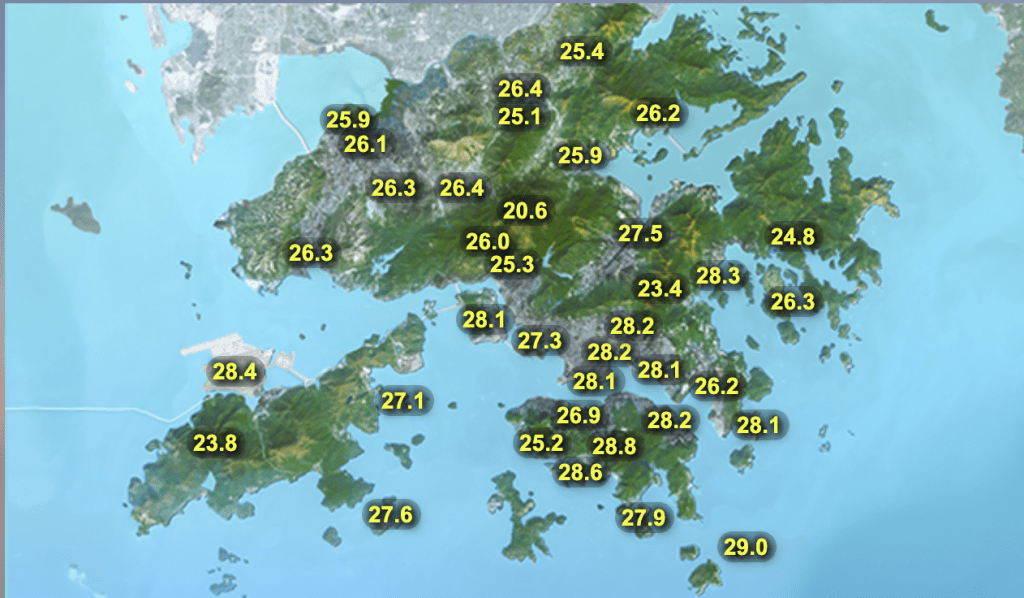 天氣預測：華南沿岸將遭受強風和驟雨影響