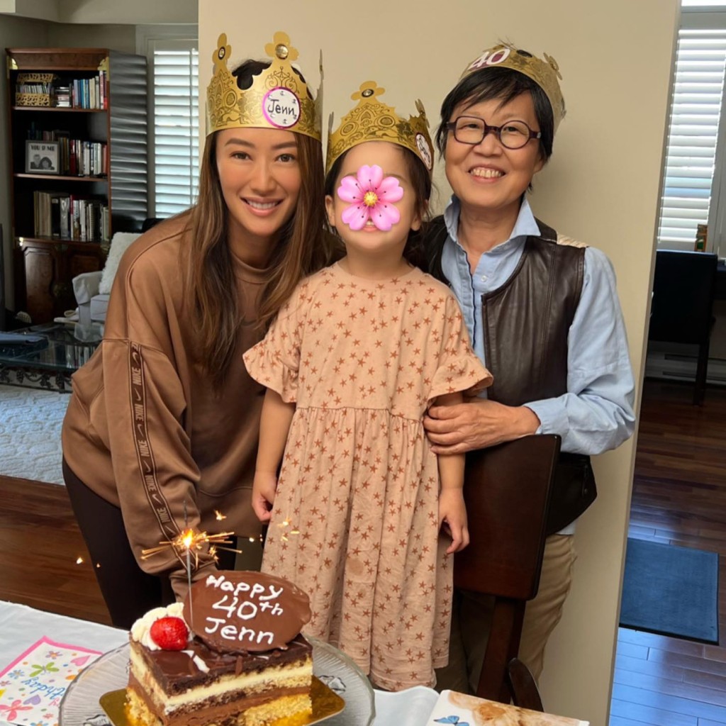 謝婷婷42歲生日慶祝，5歲女兒近照疑曝光